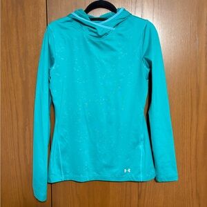 Under Armour Women's ColdGear Aqua Hoodie Pullover Size Medium